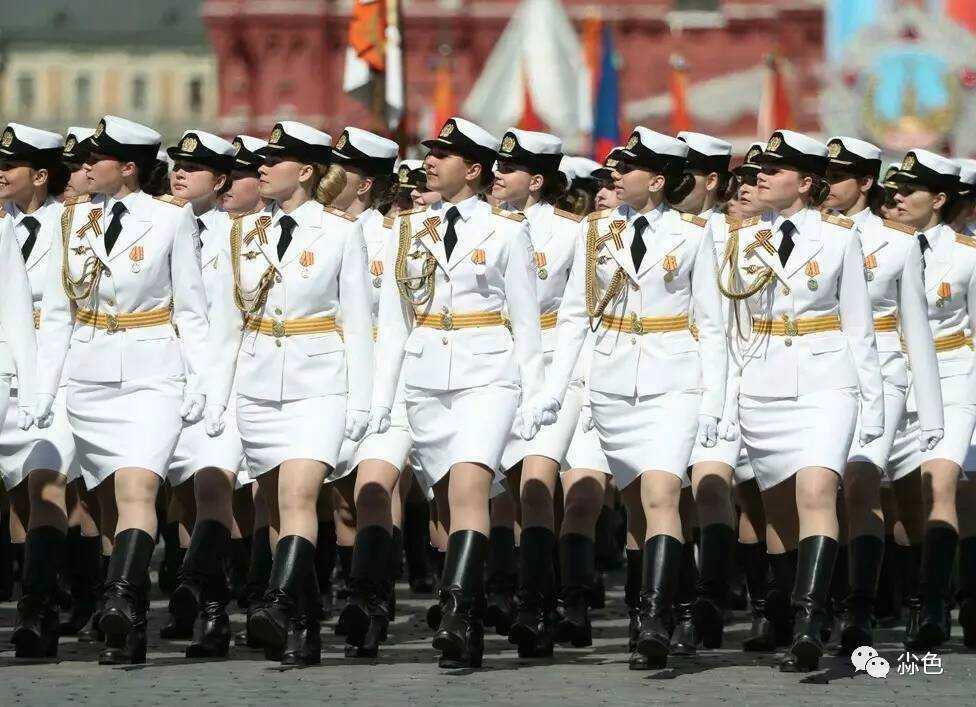 穿丝袜的俄罗斯女兵
